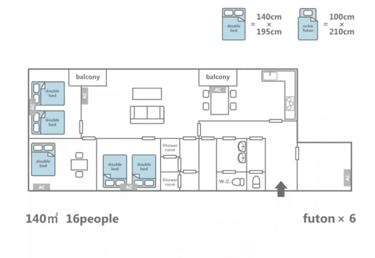 Appartement Dotonbori Mansion 405 à Ōsaka Extérieur photo